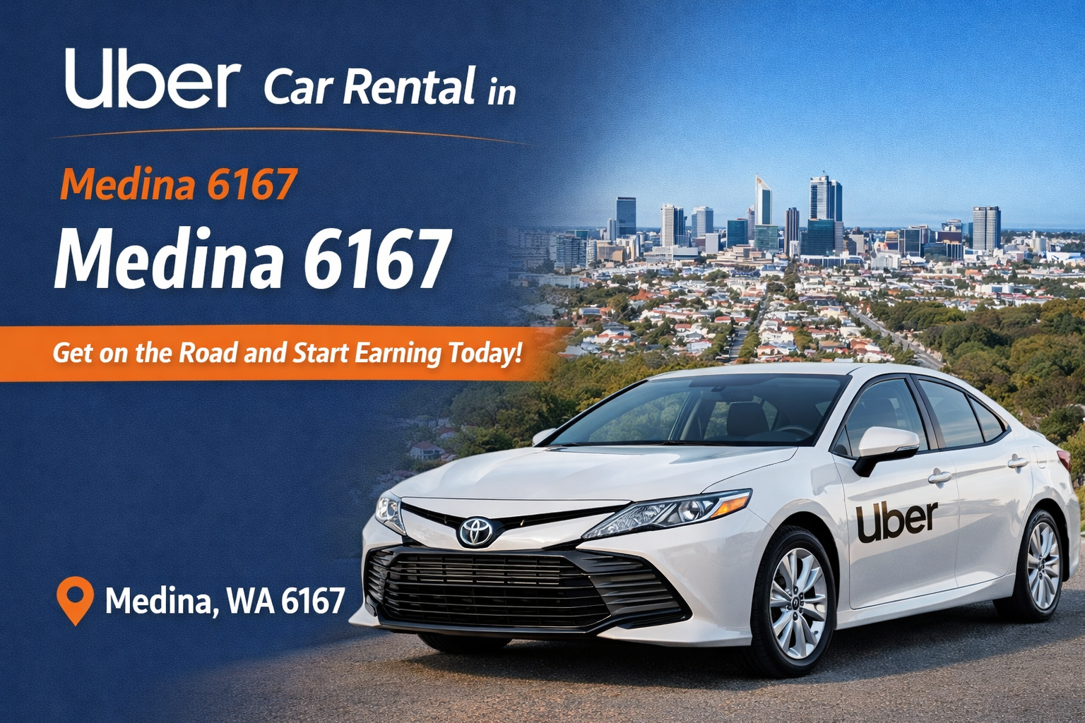 Uber car rental in Medina 6167
