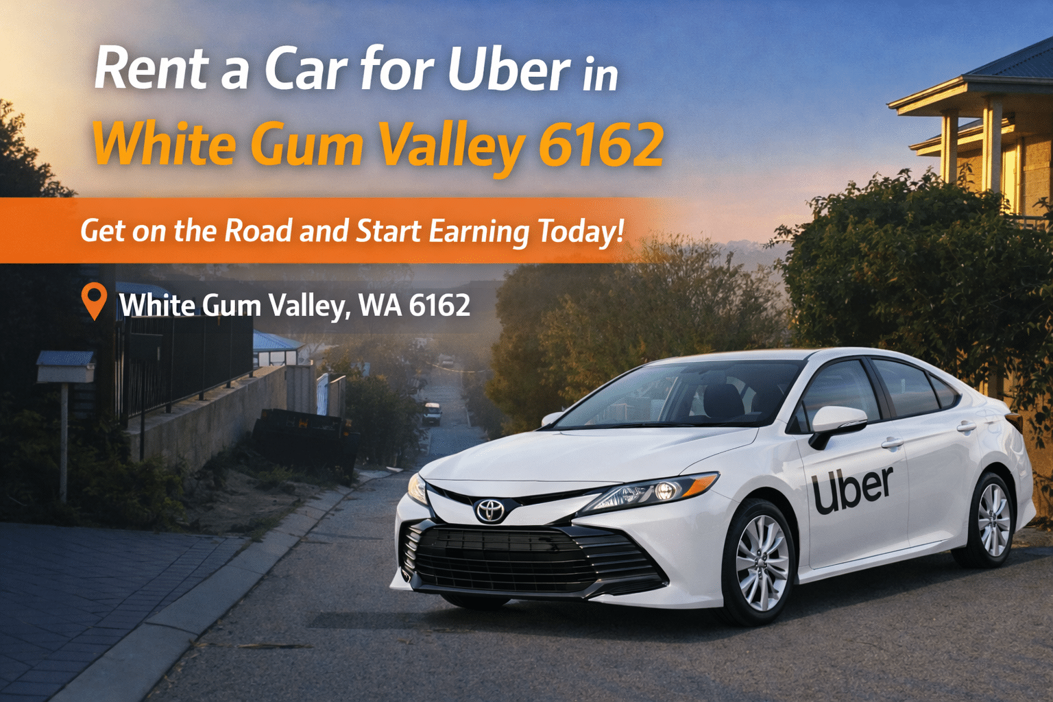 Rent a Car for Uber in White Gum Valley 6162